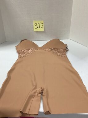 Real Smooth Sculpting Slip with Lace Accents in Nude